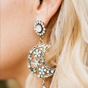 Moon crescent earrings